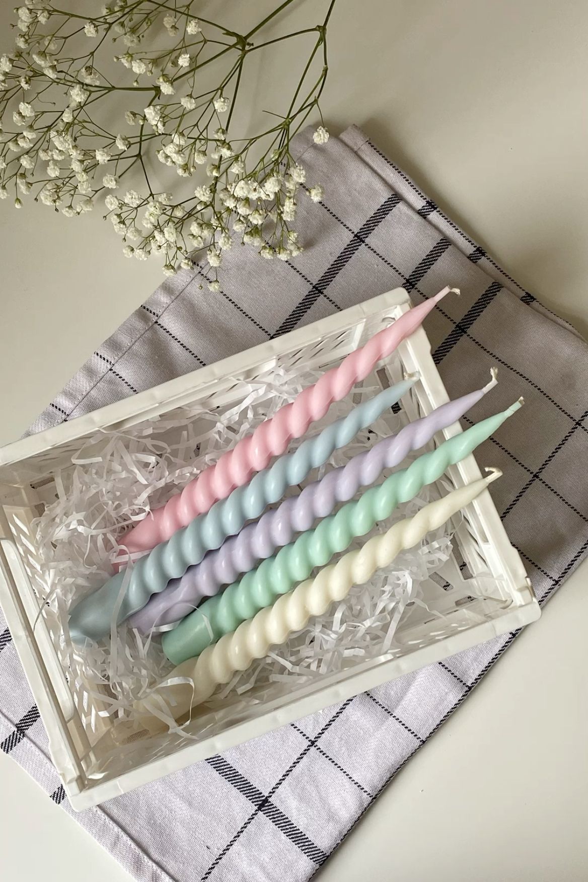 Şamdan Spiral Mum